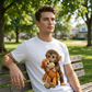 💥Summer Hot Sale 50% OFF💥Unisex Monkey Hugging Toy Graphic T-Shirt