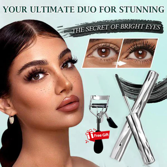 ✨LAST DAY BUY 1 GET 1 FREE!!✨Ultimate Waterproof & Sweatproof Lengthening & Curling Mascara👁️6