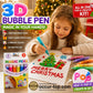 💥LAST DAY BUY 1 GET 1 FREE!!🎁🔮Magic Pen – Draw 3D with one stroke!🎄DIY Bubble Magic Drawing Pens 8