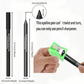 💥World Famous 5x Sold Out🔥💧10-Pack Waterproof Colored Gel Eyeliner Pencil – Metallic & Shimmer Finishes, Smudge-Proof（Pencil sharpener color is random）