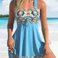 💃LAST DAY SAEL 60% OFF!!✨Strap Top & Fitted Swim Shorts Separable Swimsuit 2