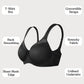 🏆 Last Day Special Price £9.99💐Women's Elegant Sheer Full Coverage Plus Size Bra 3