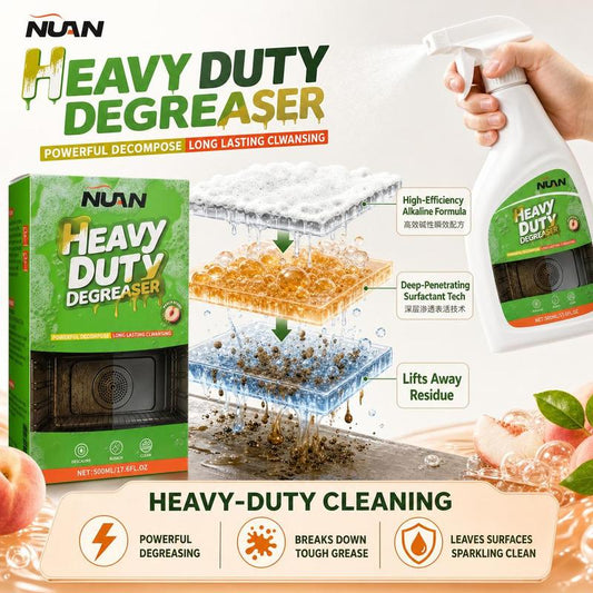 🔥HOT SALE 50% OFF🎁🔥NUAN Heavy-Duty Kitchen Degreaser Spray 🧼🔥Powerful Multi-Surface Cleaner for Ovens, Hobs, Grills & Extractor Hoods
