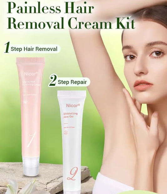 ⏰LAST DAY BUY 1 GET 1 FREE🤩Hair Removal Cream Kit for Women