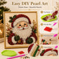 🥳2026 HOT SALE🥳💞50K+ SOLD!🎄✨ DIY Christmas Pearl Diamond Art Kit– 5 festive designs, 3D raised beads & display frame included. A sparkling holiday masterpiece for your wall! 🖼️🎨