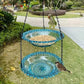 🔥💐SPRING DAY SALE- ONLY £10.99!!⚡50K+ SOLD!🐦Solar Cascade Hanging Bird Bath Fountain