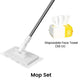 ⏳LAST DAY SALE ONLY ￡8.99!!🔥Extendable Telescopic Disposable Flat Clip Mop, 360° Swivel Lightweight Floor Mop -✨Multi-purpose Cleaner for Hardwood, Tile, Kitchen & Bathroom 2