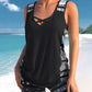 🏖️Summer Hot Sale - ONLY ￡14.99!!⚡50K+ SOLD!🌞🌊Miraclesuit Women's Tummy Control Tankini Set with Built-In Bra – Flattering Boho Swimwear with Shorts🔥