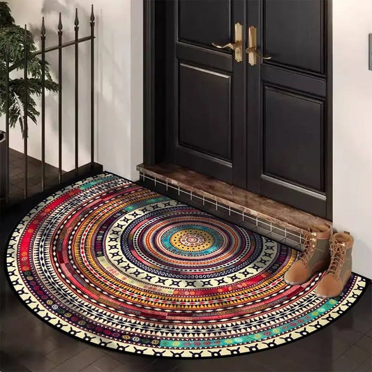💖Last Day Sale 49% Off💖Boho Style Semicircular Door Mat - Non Slip Soft Floor Carpet