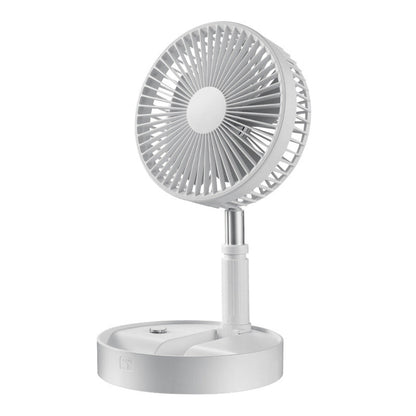 🥳2026 HOT SALE🥳💞50K+ SOLD!🌀🔋 50% OFF! Telescopic Folding USB Fan – Adjustable height, 180° tilt, 4 speeds & quiet. 3600mAh battery, 24H runtime. Perfect for home or travel! 💨✨