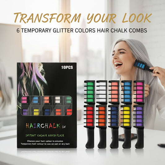 💇‍♀️✨Hot Sale 49%🔥🏆Flash Sale⚡Festive Fun Hair Chalk Combs