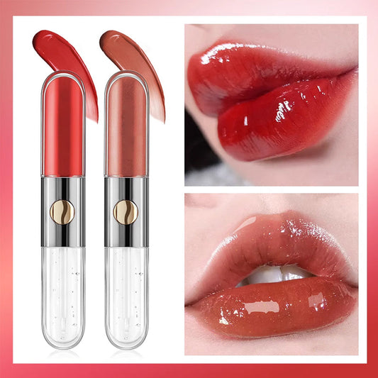🎁New Year Special Deals £7.99!!⚡50K+ SOLD!💄Dual Liquid Lip Color-Lip Gloss & Lip Oil