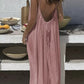 💃LAST DAY SAEL 51% OFF!!✨Women's Solid Color Cami Lounge Dress