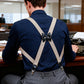 ⏳Time-Limited Special⏰Men's X-Back Suspenders with Hook Clips – Adjustable & Heavy-Duty 6