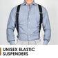 ⏳Time-Limited Special⏰Men's X-Back Suspenders with Hook Clips – Adjustable & Heavy-Duty 6