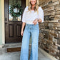 🔥Last 24 Hours Sale 75% OFF⏰👖Tummy Control Sailor Wide Leg Trousers