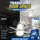 🏆LAST DAY SALE 49% OFF🔥SmartBreez™ 40W LED Ceiling Fan Light – 20.5” Ultra-Quiet with Remote 🎯 | E27 + FREE B22 Adapter 🔌 | For Bedroom 😴, Kitchen 👩‍🍳 & Garage 🛠️ – UK Ready! 🇬🇧