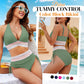 👙2026 New Type 49% OFF💥👙High Waisted Tummy Control Color Block Bikini Sets3