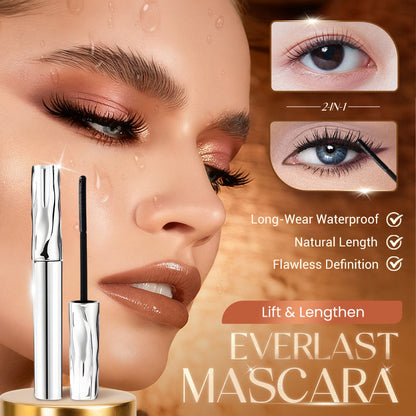 🎁LAST DAY BUY 1 GET 1 FREE!!🔥✨ Waterproof Fiber Mascara - Intense Length & Curl with Enriched Fibers for Clump-Free Volume All Day 🌟