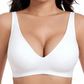 💗LAST DAY SALE 50% OFF⚡50K+ SOLD!💕 Jelly Wireless Womens Comfortable Wireless Bras Push Up Bralettes Seamless Tshirts Bras Deep V Everyday Bras