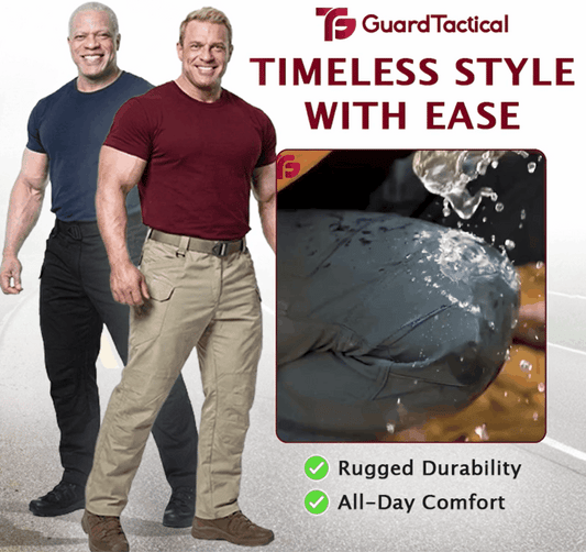 🚶 70% OFF NOW! 🏙️ GuardTactical - Waterproof Stretch Multi-Pocket Cargo Pants⚡