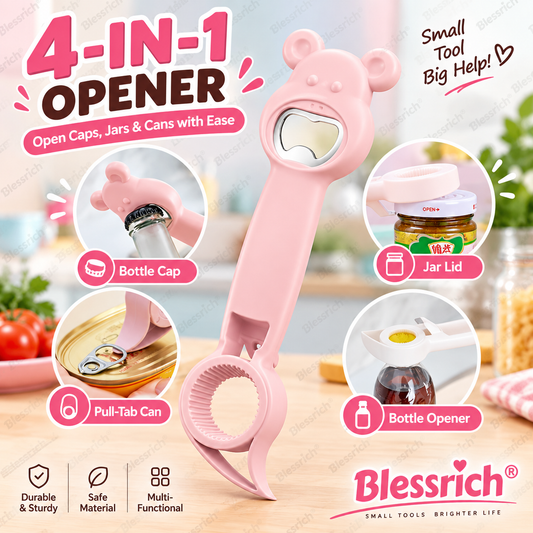 🎁Buy 1 Get 1 Free🔥⚡50K+ SOLD! Almost Gone-💥Multifunctional 4-in-1 Bottle Opener