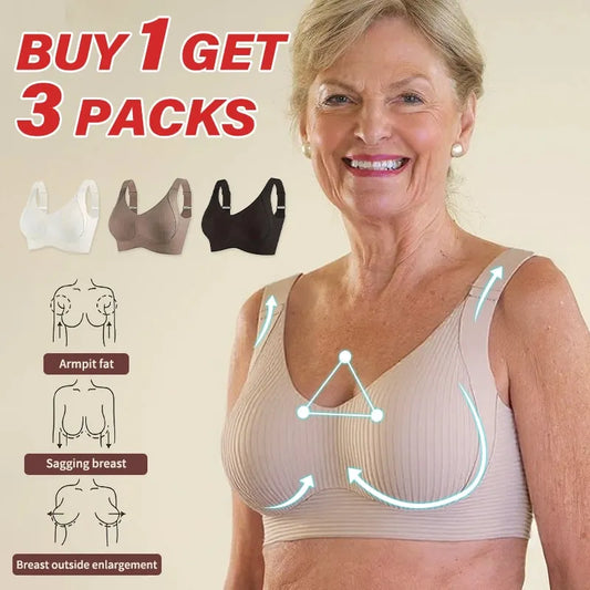 🎁Buy 1 Get 3 Packs🔥Super Firming Wire-Free Bra All-Day Comfort No More Sagging