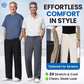 🔥2026 Hot Sale 50% OFF✨⏰Men's Ultra Comfort Ice Silk Flexible Casual Pants