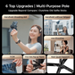 🎁🔥Last day sale 50% OFF🔥🔥4-in-1 Multifunctional 360° Rotation Magnetic Selfie Stick
