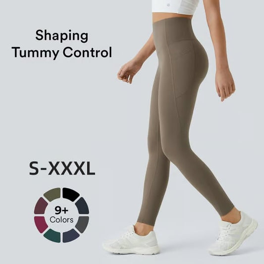 🔥LAST DAY 50% OFF✨High Waisted Tummy Control Side Pocket Shaping Training Leggings