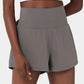 🔥 Limited time 50% OFF💥Buy 2 get 5% off🎉Nylon high-rise yoga shorts 🎽 with side pockets 2-in-1