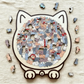 🎁70% OFF!!!-Ready for Christmas!🎅🧩135-Piece Cute Cat Puzzle Challenge Irregular Shaped Wooden Jigsaw Puzzle👍🎁Stress Relief Enthusiast Gift, Christmas Gift✨