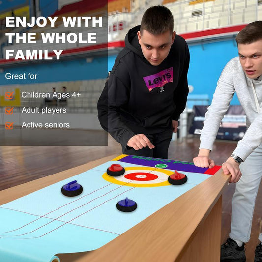 🔥Best Christmas Game-Up to 70% OFF🎅2025 New Tabletop Family Curling Game