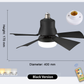 🌬️Surprise Price: Only £16.99!!🔥SmartBreez™ 40W LED Ceiling Fan Light – 20.5” Ultra-Quiet with Remote 🎯 | E27 + FREE B22 Adapter 🔌 | For Bedroom 😴, Kitchen 👩‍🍳 & Garage 🛠️ – UK Ready! 🇬🇧