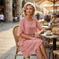 🌸Spring Sale 50% OFF🎁👗Women's Elegant Layered Ruffle Sleeve Dress – Effortless Style for Every Occasion💃
