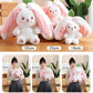 ⏳LAST DAY SALE: ￡7.99!!  🍓Strawberry Bunny Transformed into Little Rabbit🎀 Fruit Doll Plush Toy🐰