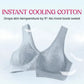 ⏳Hot Sale Only £7.99!!!🖤⏰Comfortable Wireless Front Closure Breathable Cotton Lifting Bra for Seniors