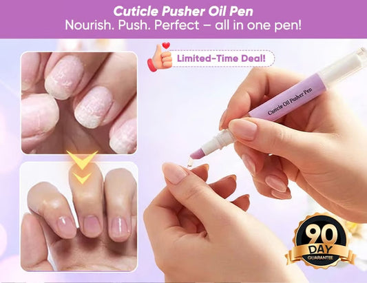 🎁💥LAST DAY SPECIAL PRICE!⚡50K+ SOLD! Almost Gone-💥🖊️Cuticle Oil Nail Pusher Pen