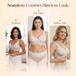 💗LAST DAY SALE 50% OFF⚡50K+ SOLD!💕 Jelly Wireless Womens Comfortable Wireless Bras Push Up Bralettes Seamless Tshirts Bras Deep V Everyday Bras