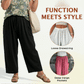 🌞Summer Hot Sale-70% Off!!🌿 Women Comfort Lightweight Linen Wide Leg Cargo Pants