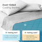 🥳2026 HOT SALE🥳❄️ 50% OFF! Cooling Comforter – Dual‑sided, Q‑Max≥0.4 fabric. One side cools, one side breathes. Sleep sweat‑free! 🌙✨