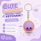 🏆Surprise Price: Only £6.99🔥Cute Dumpling Pressable Fidget Keychain - touch sensing light