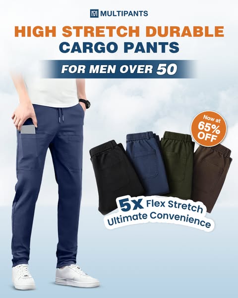 🎄Christmas Sale 70% OFF🏆MultiPants – High Stretch Multi-pocket Durable Cargo Pants