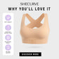 🔥2026 Hot Sale 50% OFF✨⏳👍✨Cross Back Front Closure Wireless Posture Support Bra– All-Day Comfort, Breathable & Summer-Ready 💕