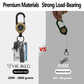 ⏳🏆LAST DAY SALE: ￡7.99!! 🎁Buy 1 Get 1 Free🔥🔑Retractable Carabiner Keychain – 65cm steel lanyard, 100,000 pull cycles. Lightweight & sturdy.