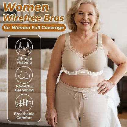 🎁Last Day Promotion 50% OFF ✨🏆Super firming bra | Women Wirefree Seamless Bras 👍No more sagging breasts