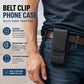 ⏳🏆LAST DAY SALE: ￡7.99!! ⚡Big Discount | Waist Belt Cell Phone Pouch 📱 Multi-Pocket Leather Holster with Card Holder