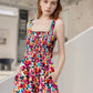 ⏰Hot Sale 50% Off-Women's Summer Square Neck Sleeveless Loose Casual Shorts Smocked Rompers(🔥Buy 2 get 5% off & Free shipping)