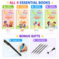 🏆LAST DAY SALE ONLY ￡6.99!🔥4-in-1 Fun Reusable Learning Books📚✨Handwriting • Numbers • Drawing • Fine Motor Skills • With Vanishing Ink Pen | Ages 2+ • Eco-Friendly & Screen-Free 🌱🇬🇧