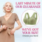 ⏳Hot Sale Only £7.99!!!🖤⏰Comfortable Wireless Front Closure Breathable Cotton Lifting Bra for Seniors